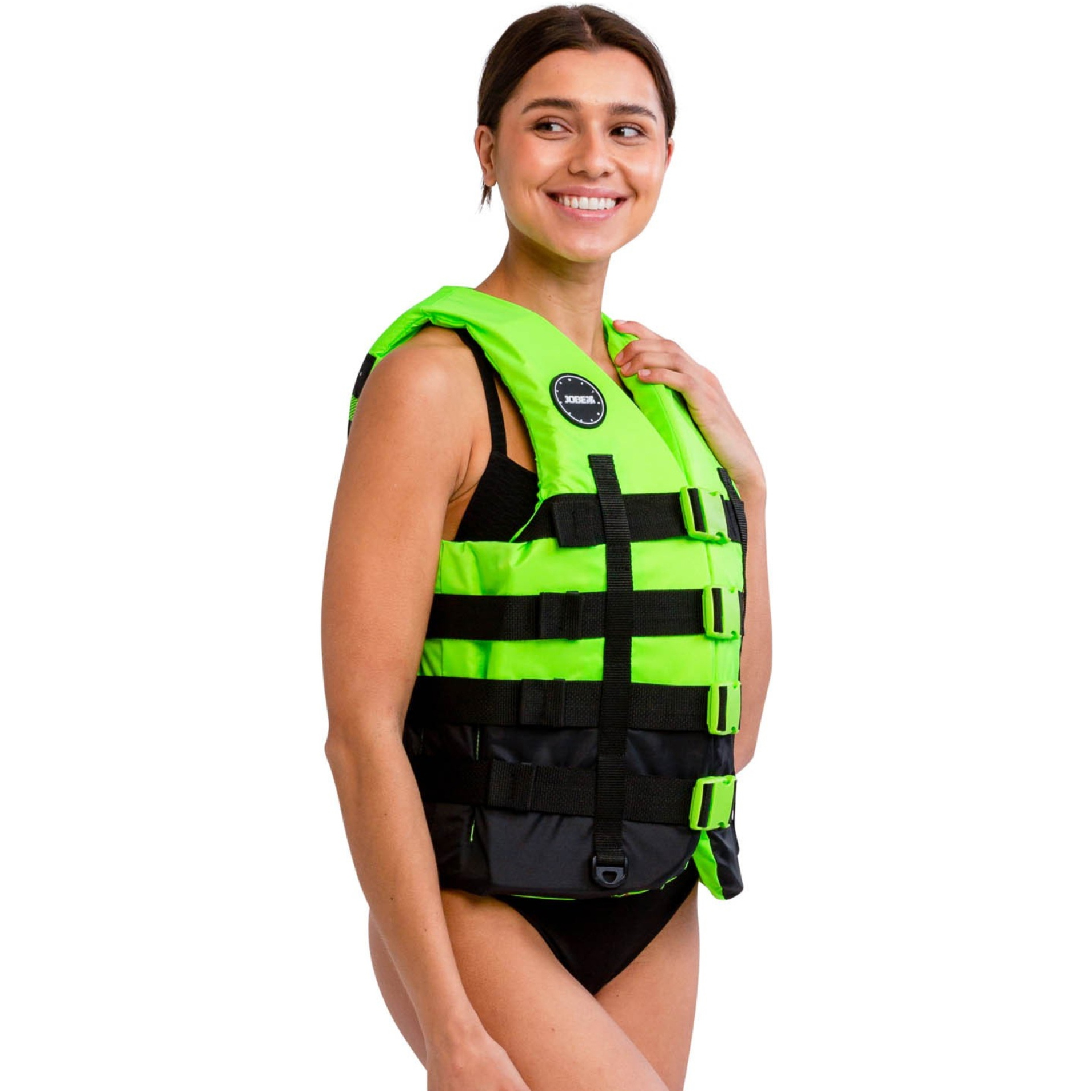 2026 Jobe Dames 4 Gesp Vest 244823021 - Lime